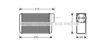 AVA QUALITY COOLING SA6017 Heat Exchanger, interior heating